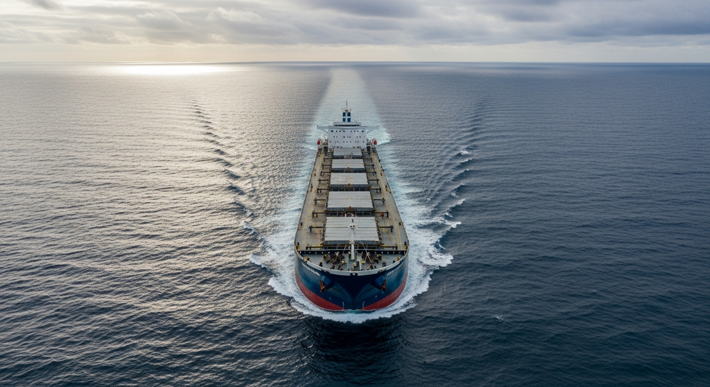 Redshift Shipping fleet at sea
