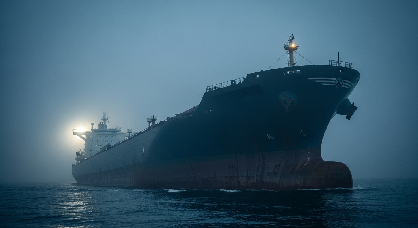 Vessel at sea